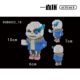 Undertale game peripheral sans assembled building blocks small particle model skeleton brothers Undertale toys