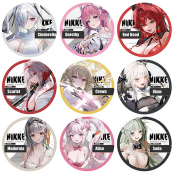 Nikke Goddess of Victory: Nikki Merchandise Double Flash Badge Cinderella Dorothy Alice Lapel Pin Badge