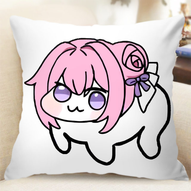 Nikke Victory Goddess Nikki Merchandise Doro Pillow Cushion Dorothy Expression Pack Pink-Haired Dog Plush Toy