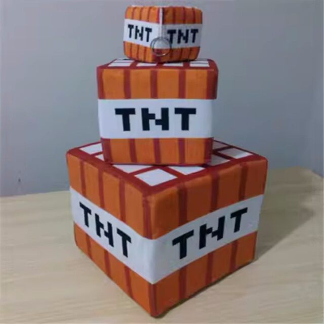 Minecraft Creeper Tnt Pillow Enderman Steve Mc Game Peripheral Block Plush Toy Doll