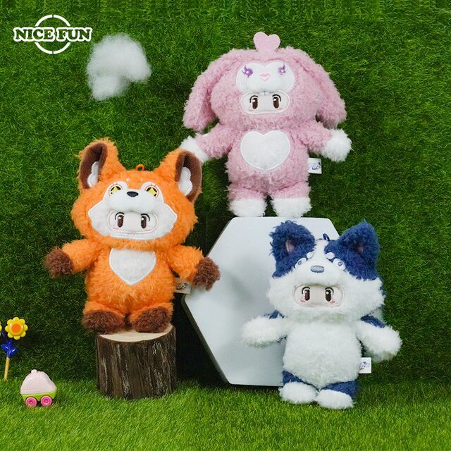 Dream Star Rose Red Fox Husky Cute Star Plush Pendant Doll Toy Game Peripheral Stuffed Toy