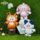 Dream Star Rose Red Fox Husky Cute Star Plush Pendant Doll Toy Game Peripheral Stuffed Toy