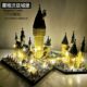 Small Particle Building Blocks Chinese Style Famous Building Models Four Famous Towers Tiananmen Great Wall Educational Toys Assembly