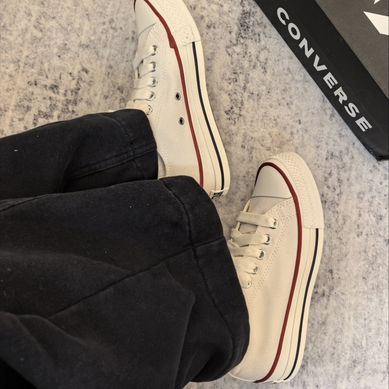 Converse All Star Chuck 90 Fashionable and Comfortable Low-Top Canvas Shoes Off-White A18109C