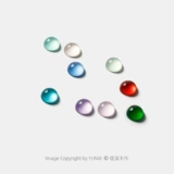 Круглый драгоценный камень для кольца, набор материалов ручной работы, крючок для вязания с аксессуарами, кукла, кошачий глаз, «сделай сам»