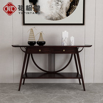 New Chinese style ebony wood solid wood entrance table living room Chinese style end view table Zen table case Several entrance entrance table