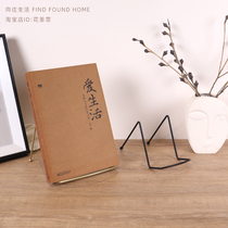 Simple book display rack bracket photo frame bracket sub-display stand certificate support rack book exhibition decorative base rack