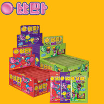 Alps bibab cotton bubble gum 132g gum fruit candy fun candy snacks 6 boxes