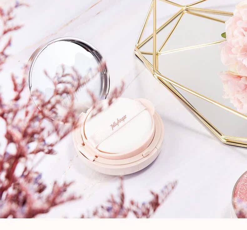 Gửi phấn má JellyFinger 哲 俪 芙 漾漾 kem dưỡng để giữ ẩm và phục vụ lâu dài - Blush / Cochineal phấn má etude house