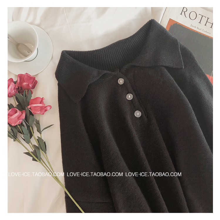Áo len lửng gió nữ mùa thu 2018 mới Hàn Quốc áo len mỏng dài tay áo len sang trọng áo cardigan