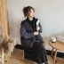 Áo vest cotton nữ mùa thu đông 2018 phiên bản mới của Hàn Quốc có phần cổ áo ngắn lỏng lẻo mẫu áo khoác nữ đẹp 2020 Áo vest