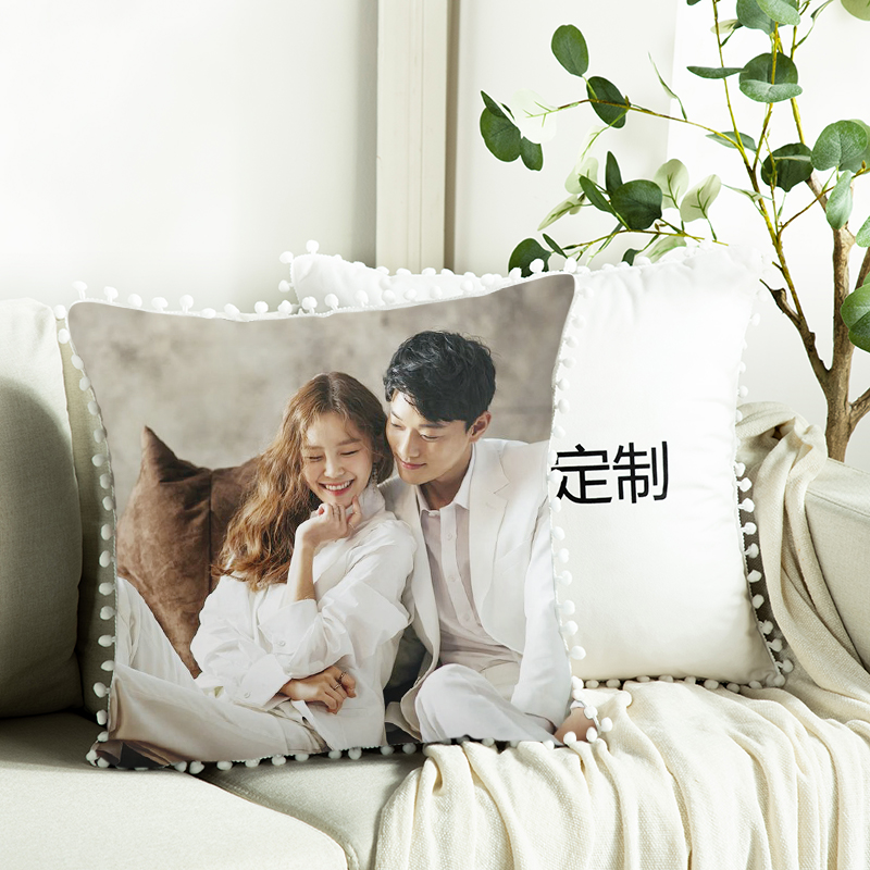 Photo pillow customization to customize pictures Couples can print ins Wind pictures Private custom pillow diy figure