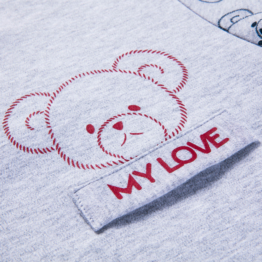 Pyjama mixte en Coton à manches longues - Ref 3005449 Image 5