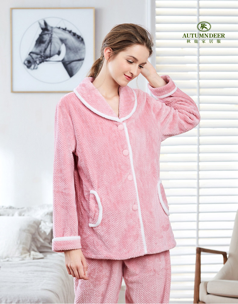 Pyjama pour femme à manches longues - Ref 2993650 Image 6