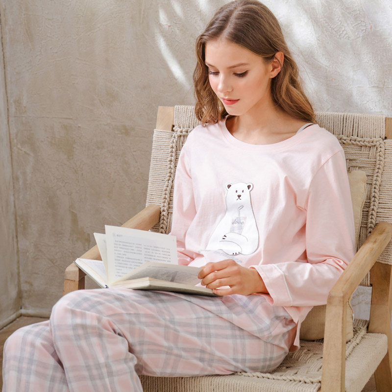 Pyjama mixte en Coton à manches longues - Ref 3005405 Image 3