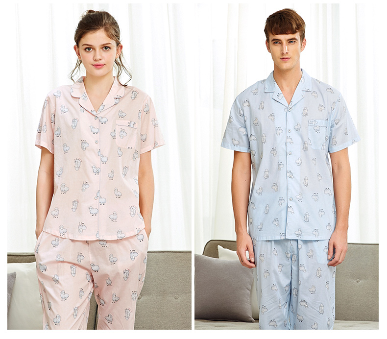 Pyjama mixte en Coton à manche courte - Ref 3005438 Image 12