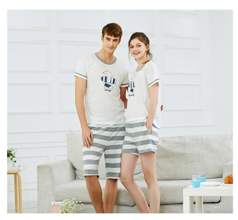 Pyjama mixte en Coton à manche courte - Ref 3005447 Image 14