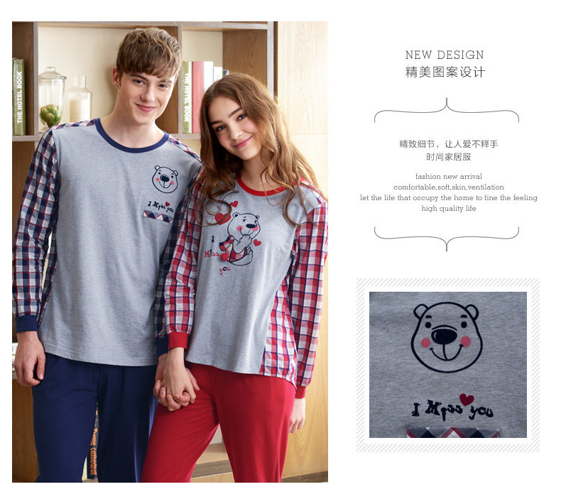 Pyjama mixte en Coton à manches longues - Ref 3005404 Image 19