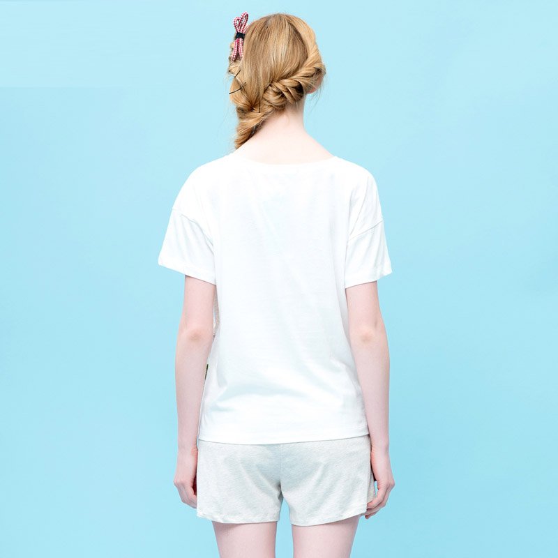 Pyjama mixte en Coton à manche courte - Ref 3005408 Image 3