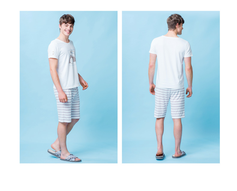 Pyjama mixte en Coton à manche courte - Ref 3005455 Image 15