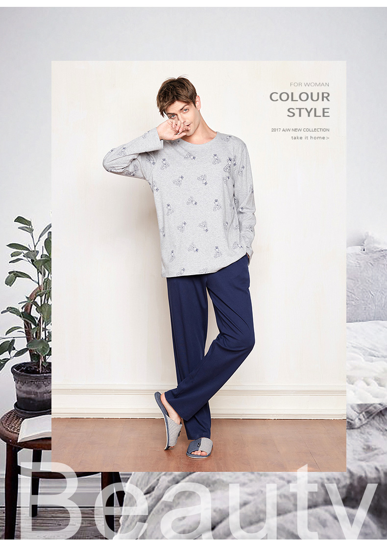 Pyjama mixte en Coton à manches longues - Ref 3005453 Image 13