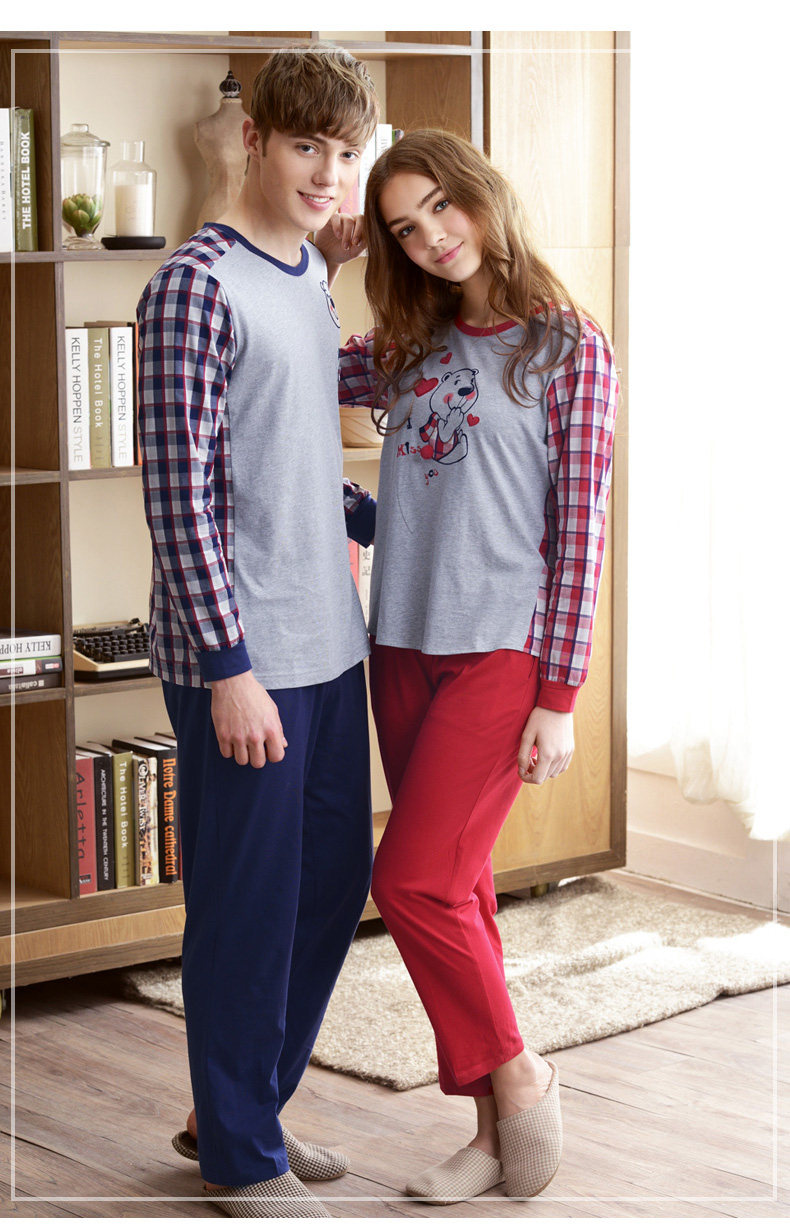 Pyjama mixte en Coton à manches longues - Ref 3005404 Image 20