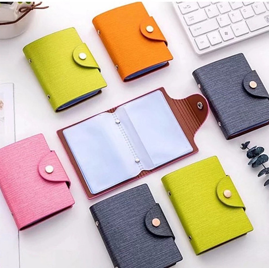 Card Bag Women's Korea Multi-Position Card Sleeve Small Name Sheet Clip Super Slim Mini Cute Large Capacity Card Holder Credential Position
