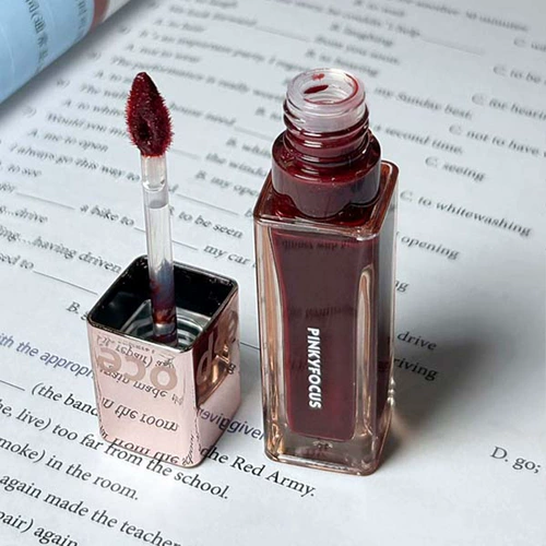 Блеск для губ, увлажняющая помада, краситель, квадратный тюбик, зеркальный эффект, долговременный эффект