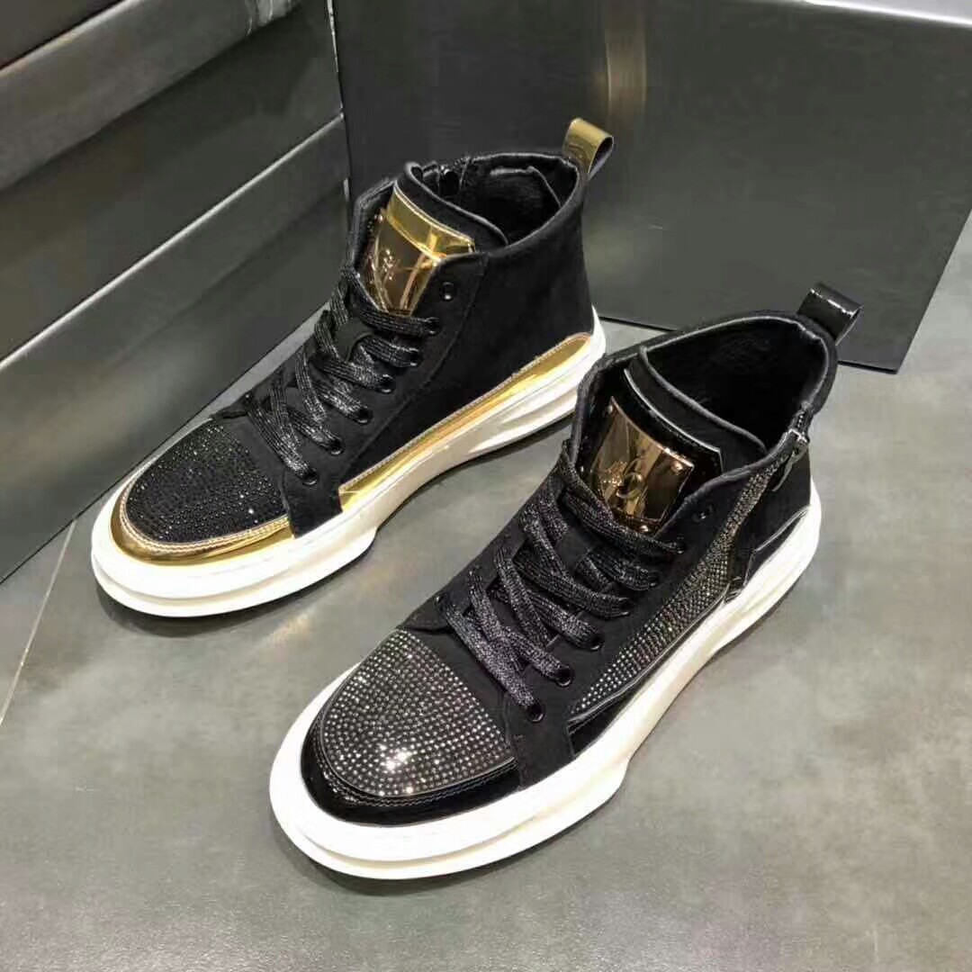 2022 Spring new high-cylinder shoes Men's fashion Han version of the country Tide 100 Hitch Casual Board Shoes Shake-to-the-Identical Shoes