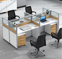 Multi-person position screen Work position Staff position Partition screen card position Office desk and chair combination Computer desk