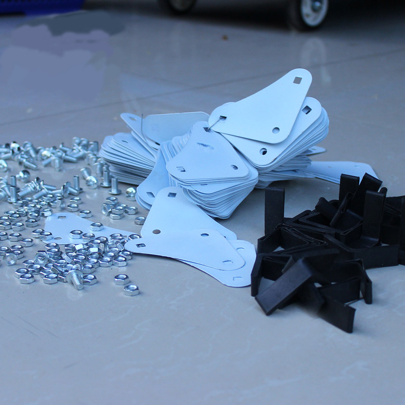 Shelf screw Guangzhou warehouse angle steel angle iron material triangular piece cross screw storage shelf mobile multi-function