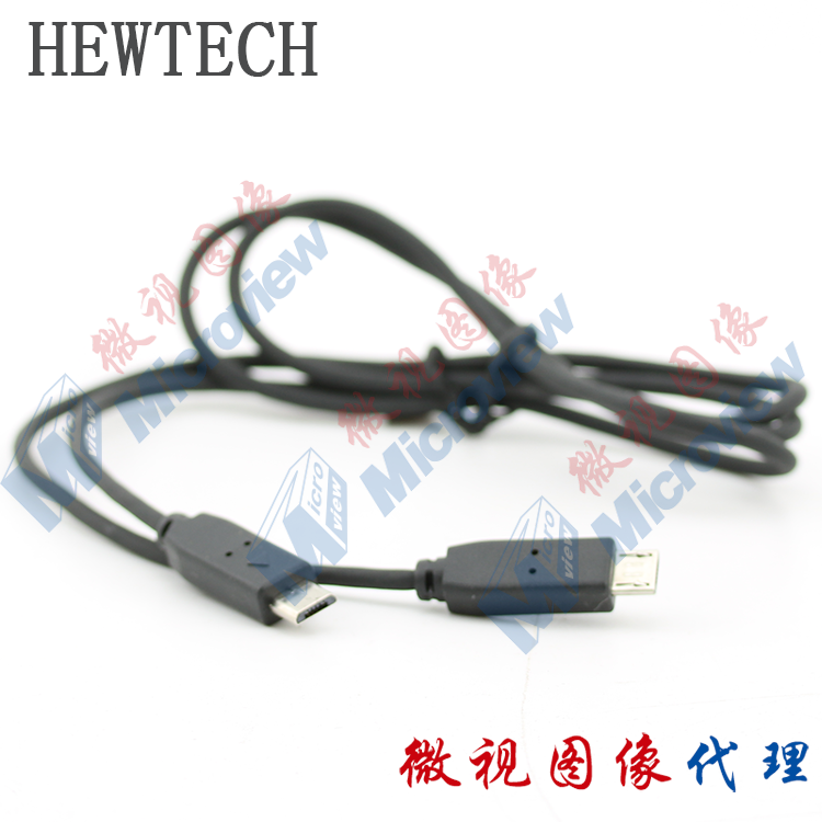 HEWTECH usb2 0 mobile phone cable at both ends of the micro B interface 0 8m special shaped cable