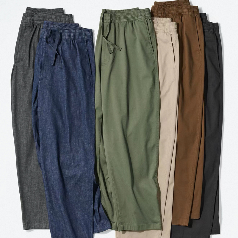 Uniqlo 491891 Stretch Cotton Comfortable Cropped Pants/Longer Denim Style Uniqlo Men's Clothing Uniqlo 491891 Stretch Cotton Comfortable Cropped Pants/Longer Denim Style Uniqlo Men's Clothing