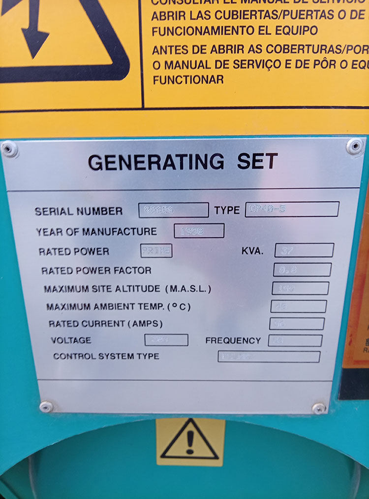 柴油发电机组30千瓦工地矿山医院康明斯美康应急备用电源