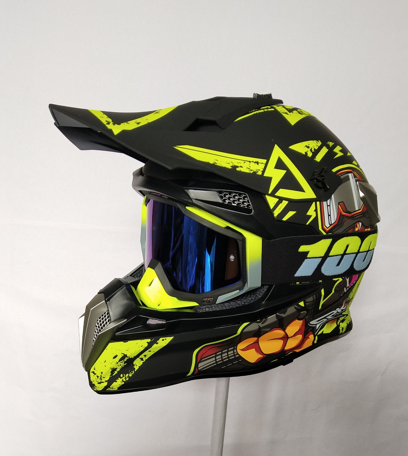 2020 new racing helmet off-road locomotive helmet men's and women's four seasons full helmet KTM speed-down off-road helmet