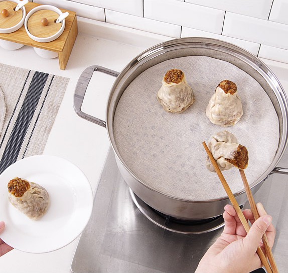 Kitchen cage cloth cotton yarn steamer cloth cage cloth steamer cloth non-stick filter gauze steamed buns steamed bun