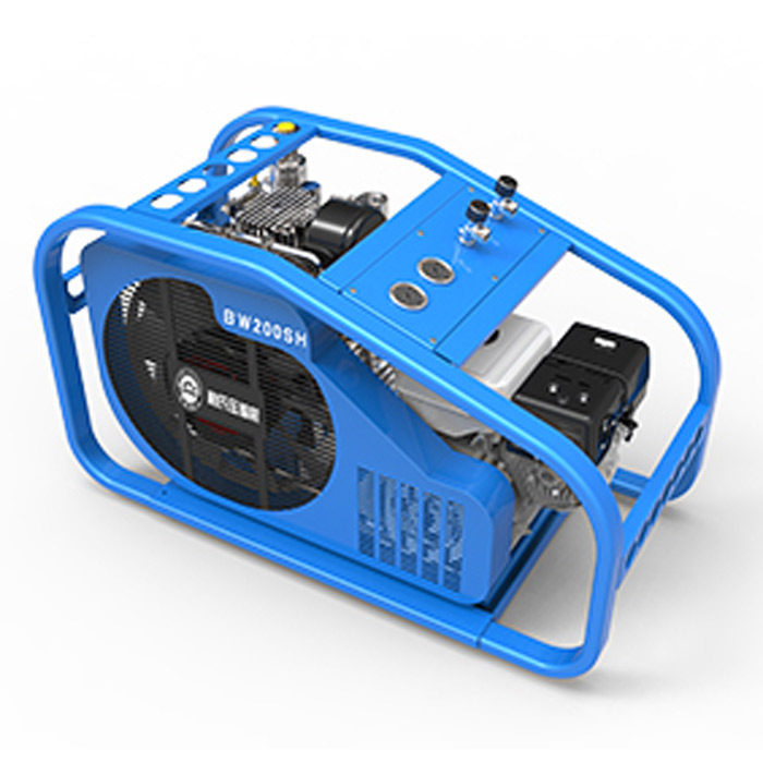 BAOSHI BW200 gasoline engine high pressure air pump Fire submersible bottle pump compressor
