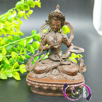 10cm Seiko grade Vajra Po pure copper small Buddha statue Taiwan antique tantric Buddha statue