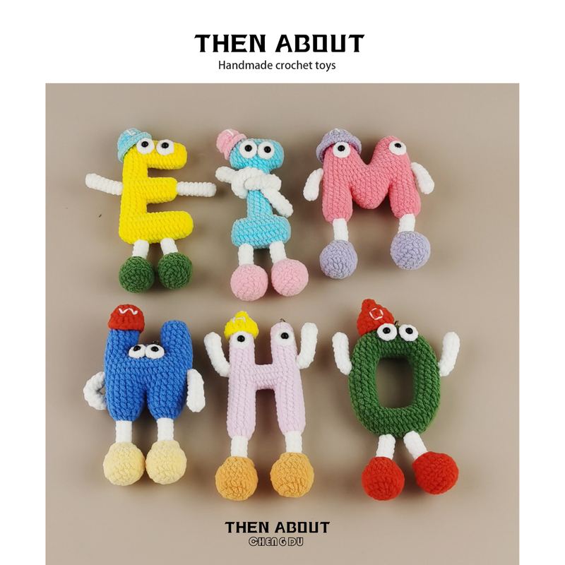 Thenabout 26 Independent English Alphabet Letter Doll Pendants for Free DIY Name Combinations and Initials, Cute Pendants Thenabout 26 Independent English Alphabet Letter Doll Pendants for Free DIY Name Combinations and Initials, Cute Pendants