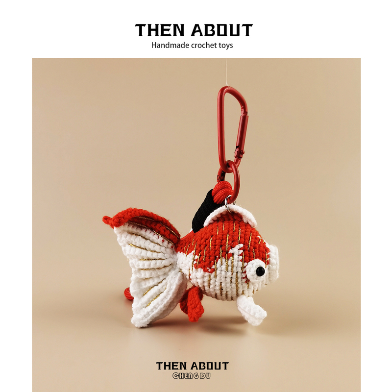 Thenabout Good Luck Koi Fish Bubble Bag Pendant Keychain High-End Niche Gift Thenabout Good Luck Koi Fish Bubble Bag Pendant Keychain High-End Niche Gift