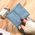 Phiên bản tiếng Hàn của ví ngắn đơn giản nhỏ tươi ngắn nữ gấp lớn đồ da handmade Ví tiền