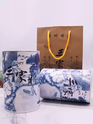 Sanjiacun hand-cut pure lotus root powder Hangzhou specialty West Lake Lotus root powder meal replacement hand-sliced lotus root powder soup 250g canned