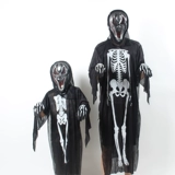 Детский костюм для взрослых подходит для мужчин и женщин, одежда, скелет, маска, xэллоуин, косплей