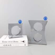 Simple modern light luxury geometric crystal ornaments model room TV cabinet living room study entrance hall home soft decorations