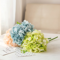 Large embroidered ball flower emulation floral floral flower fake floral home Decorative Dining Room Table Floral Furnishing Vase Flower Arrangement Pendulum