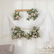 Simulation flower wall decoration flower fake flower photo frame floral combination wall decoration Flower home living room shop Wall Wall Wall Flower