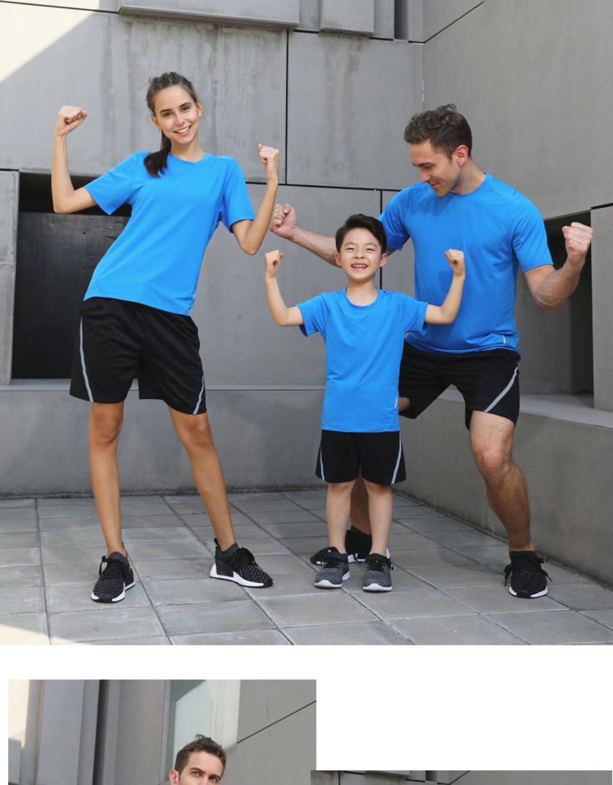 Bộ đồ thể thao tay áo ngắn nam và nữ lỏng lẻo quần áo chạy nhanh khô quần thể dục thể thao giản dị hai quần áo thể thao mỏng bộ áo adidas