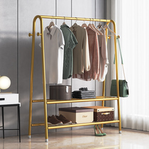 Clothes Hanger Floor Bedroom Home Light Lavish Hanger Cool Clothes Rack Sandbar Folding Indoor Simple Balcony Sunning Racks