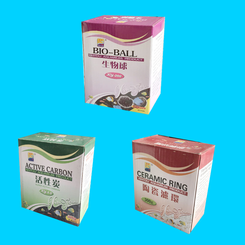 Xinyou fish tank filter cotton Xinyou culture nitrifying bacteria biochemical ball Ceramic filter ring Activated carbon filter box Filter material