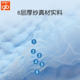 Детское хлопковое марлевое большое банное полотенце для новорожденных, детский банный халат, хорошо впитывает воду